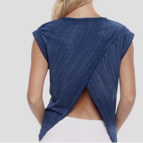 cloth & stone Tops - Cloth & Stone cross back tee